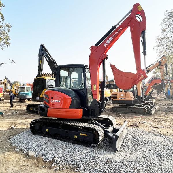 5.5 Ton Used Kubota Excavators Small Size 0.24m3 Bucket Capacity Original Version