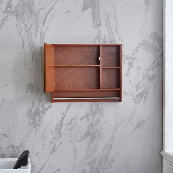 Древесина съемного зеркала макияжа Bathroom вешалки 3mm толстого резиновая