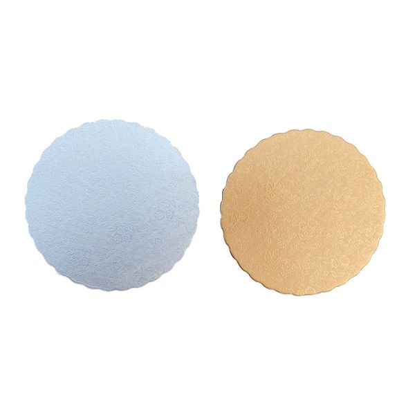 8 Inch Opp Bag Packing Golden Foil Cake Paper Board