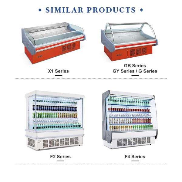 Commercial Island Freezer Display Showcase Supermarket Used