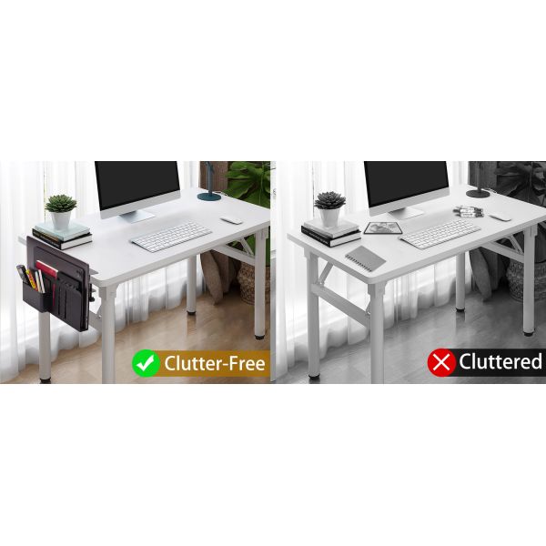 Convenient Laptop Holder for Desk Organizer No Drill Under Desk Drawer Clamp on Shelf