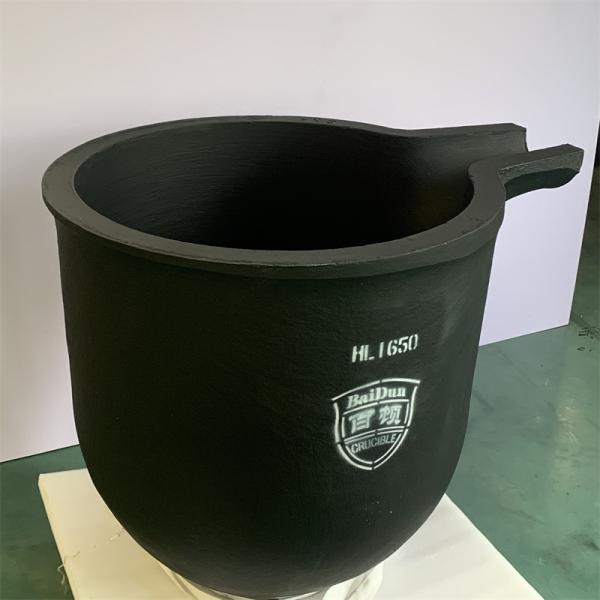Electromagnetic Induction Furnace Crucible With Pouring Nozzle