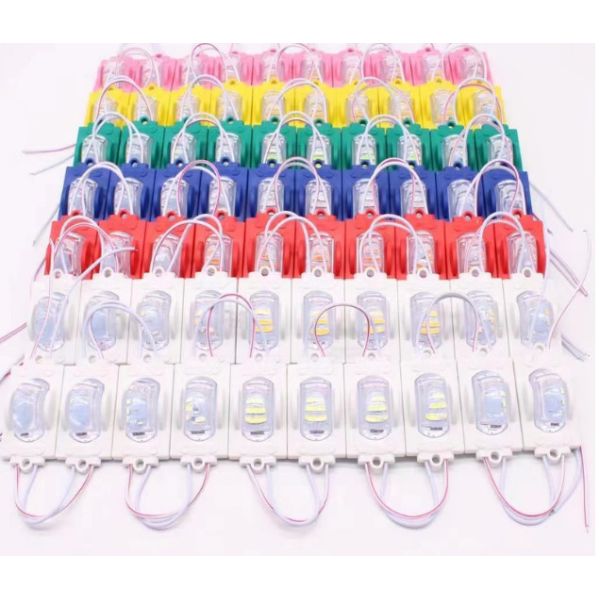 Módulo LED impermeable de 1.5W 2W 3W de fábrica, 110V/220V, luz blanca cálida, clasificación IP65 para letreros publicitarios y letras