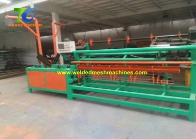 cerca Machine do elo de corrente do PVC de 4.5mm 6M Wire Mesh Weaving Machine