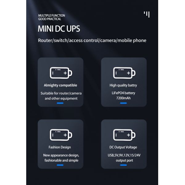 Защита от перенапряжения Мини-УПС с выходной напряжением 5VDC/9VDC/12VDC/15VDC/24VDC Выпуск 2023