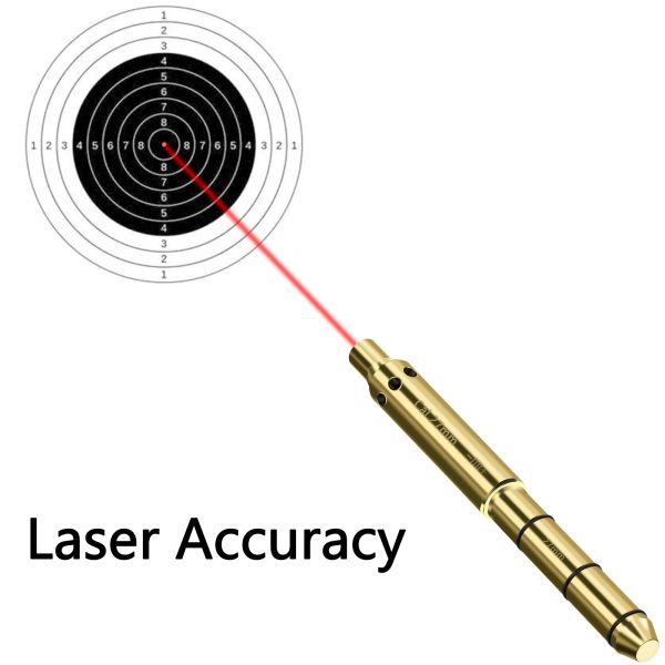 27mm Caliber Red Dot End Barrel Laser Boresighter 2 Set Of Batteries Bore Sighter For Pistol Rifle Air Gun