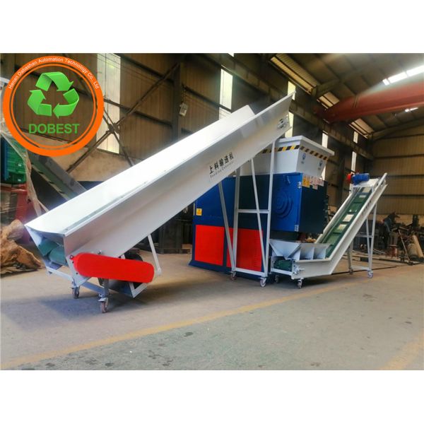 Waste Textile Hard Plastic Woven Bag Wood Rubber Shredder Single Shaft for Processing