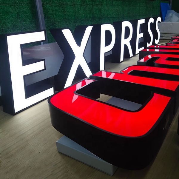 Manufacturer Hot Sell 3D Letter Fabricated Illuminated Outdoor LED Logo Acrylic Metal Channel Letter Advertising Sign for Shop