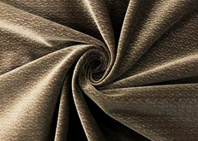 micro tela de veludo 210GSM para os desenhos em espinha de Brown do vestuário do terno dos homens modelados