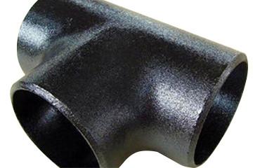 Black Painting Butt Welding Astm Carbon Steel Equal Tee