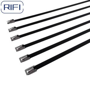 Ss.316 Epoxy Coated Stainless Steel Ball Lock Type Cable Tie