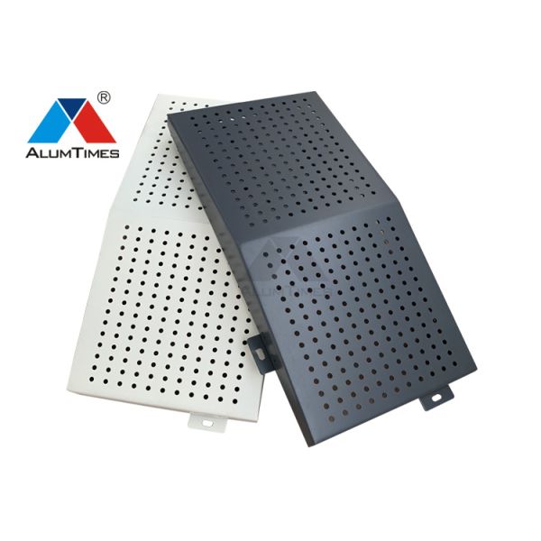 Decorative Aluminium Facade Panels With PVDF Coating Powder Coating