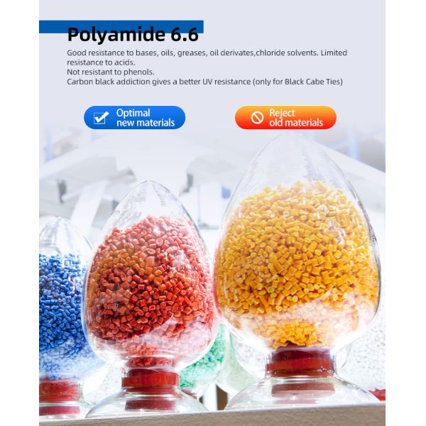 Plastic Zip Tie Anchors Saddle Type Convenient Nylon 66 Material