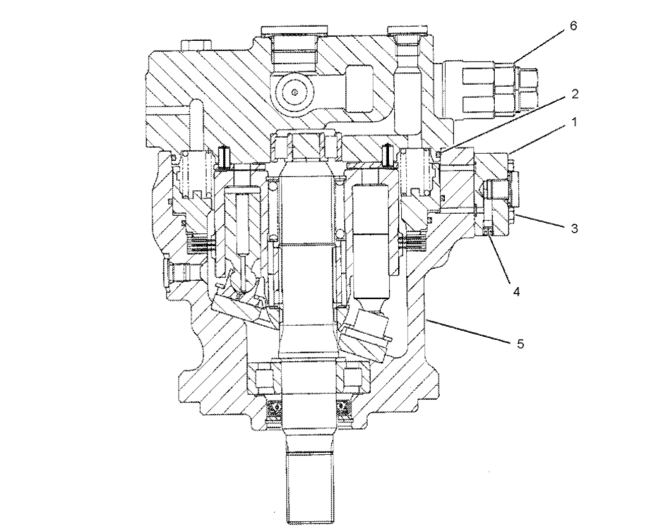 Excavator E345B hydraulic swing motor assy 215-9977 motor group swing