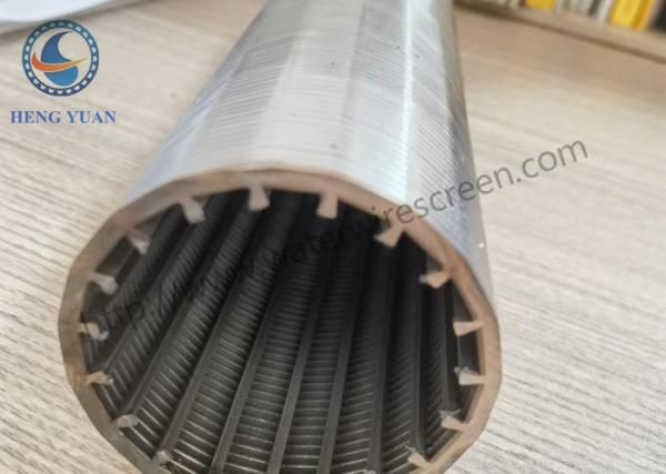 Slot 60 Johnson Wire Screen Wedge Shaped Filter Element For Screening