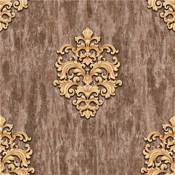PVC vinyl wallpaper new design classic damask metallic coloe shining washable