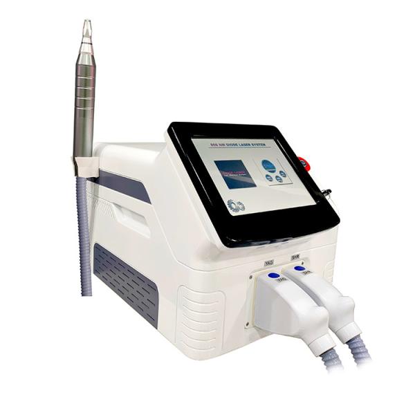 Portable 2 In 1 808 Diode Laser Hair Removal Machine Multifunction Ce