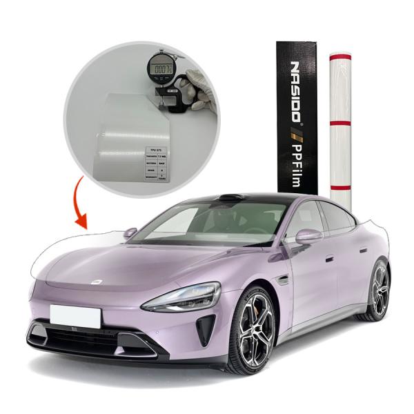 Flexible TPU PPF Film 7.5mil Anti Corrosion Car Window Transparent  TPU-S75
