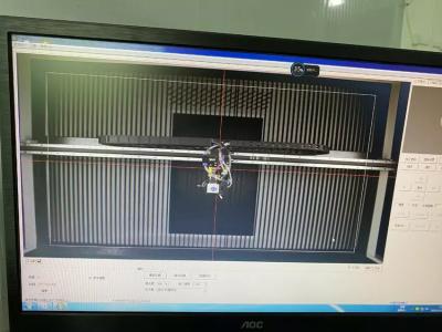Water Cooling 60-260W CO2 Laser Engraving Cutting Machine For Cloth