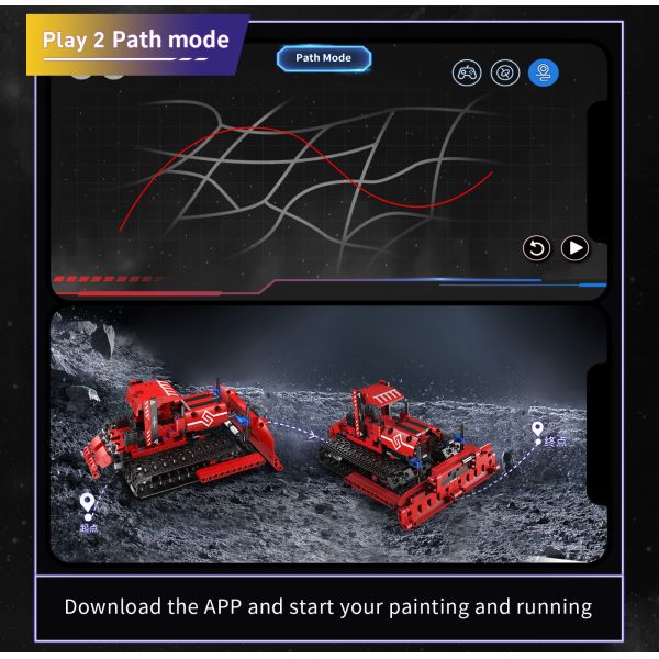 Follow Me Rc Drift Car Supra Ready-to-Go Universal Remote Control Building Blocks