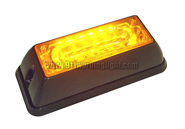 (VS-718) LED Caution light, 6 X 1W LEDs, 12VDC, Waterproof, 18 flash patterns