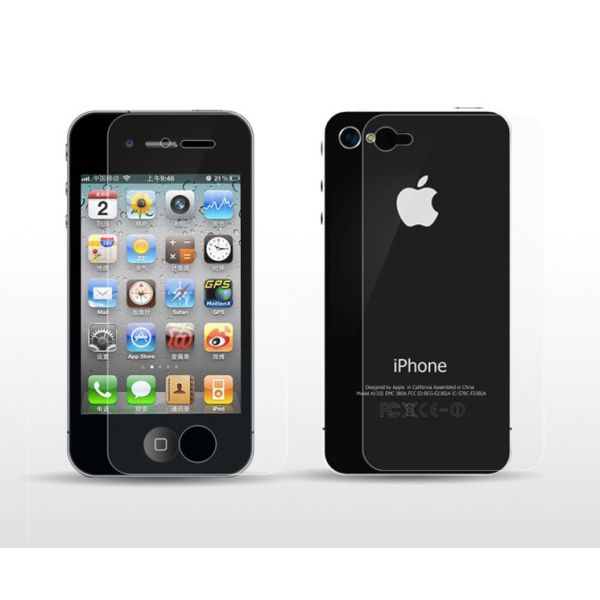 HD clear PET Screen Protector for iPhone , 100% Bubble-free,Anti-oil, high