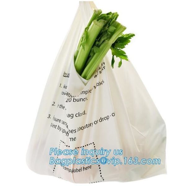 ECO-friendly high quality compostable towel Packing bags with customized design, t shirt Compostable plastic bag