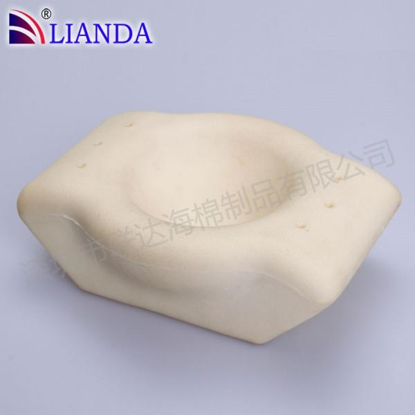 Black Orthopedic Lumbar Memory Foam Back Cushion For Car Office Wheelchair