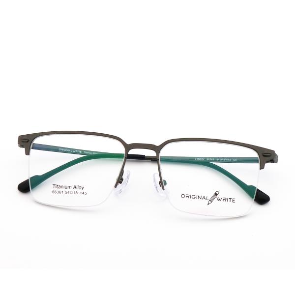 IP Plating Fashionable Full-rim Β Titanium Glasses Frame 66361