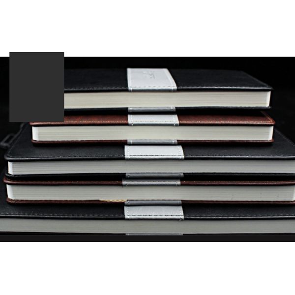 Подарочный комплект твердое покрытие кожи A5 обтянутый дневник писания толстый классический рулевой блокнот с ручкой