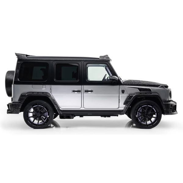 G63 AMG Car Fitment Mercedes Benz Forged Carbon Fiber Wide Body Kits Roof Panel Engine Bonnet 6 Lights Roof Spoiler