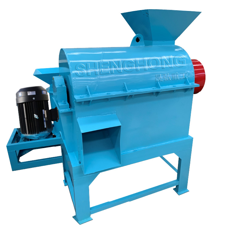 Высокая эффективность 1-3Т/ч Животный навоз Органическое удобрение Полумокрый материал дробилка Нержавеющая сталь