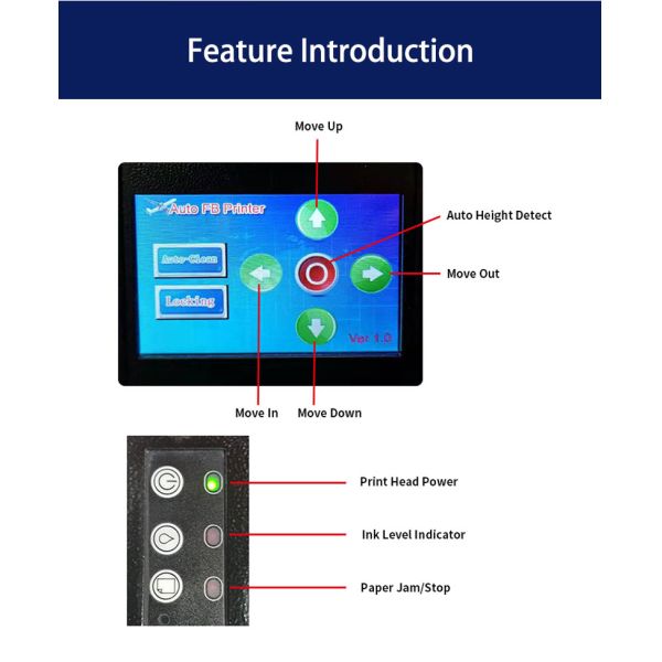High Speed Phone Case Printing Machine A3 Smart Sensor Automatic Adjustment