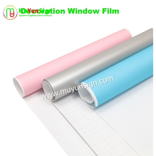 Glass Decoration Graphic Clear Vinyl Window Film Frosted Privacy Protecting