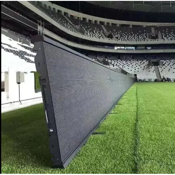 105mm Slim Full Color Stadium Perimeter LED Display System With Front Rear Service