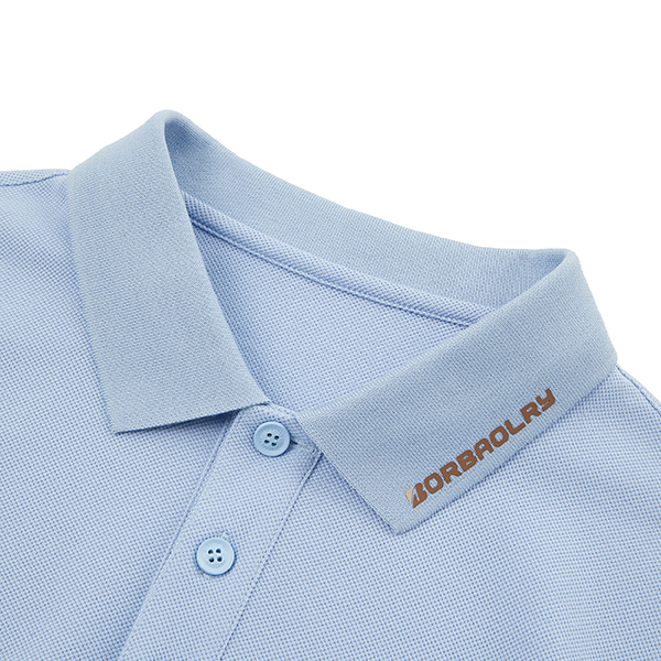 2026Hot Sale Cotton Men Polo T-Shirt  Custom Color Blue White T Shirt Embroidery and Printing Polo