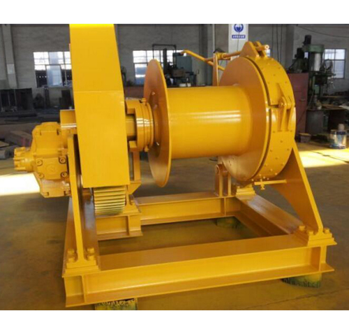 Single Drum Marine Electric Winch Compact Structure Design ABS Certificated