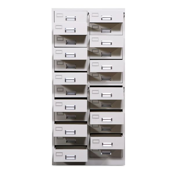 Height 1850Mm 22 Doors Steel Storage Locker Steel Cabinets Knocked Down Structure