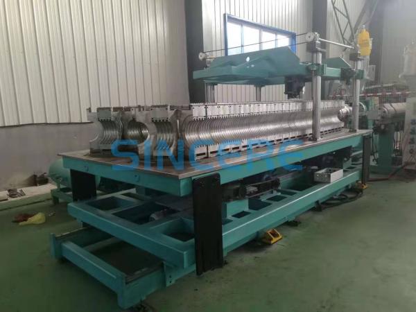 300mm-800mm Corrugated Pipe Extrusion Line CPVC DWC Pipe Manufacturing Machine