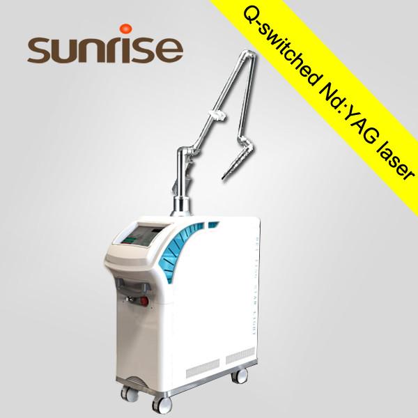 faster effective and painless q switch 1064 Nevus of Ota & birth mark laser hair and tattoo removal machine