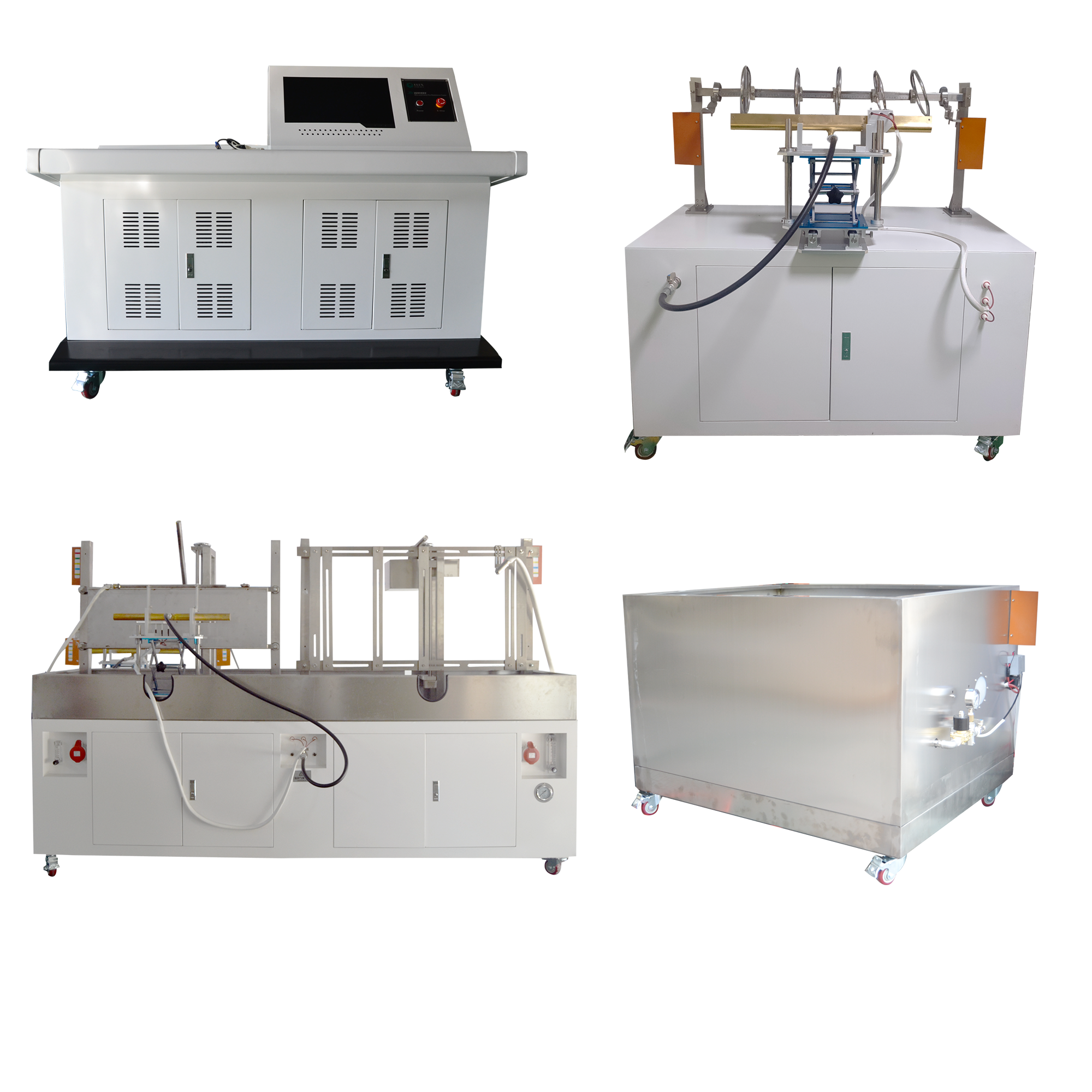 Cable Fire Resistance Impact Water Spray Test Machine For BS 6387 IEC 60331