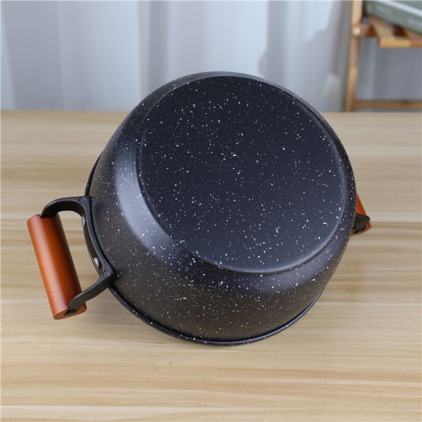 Двойной ручки кухни Cookware бак распаровщика еды ручки 24cm не