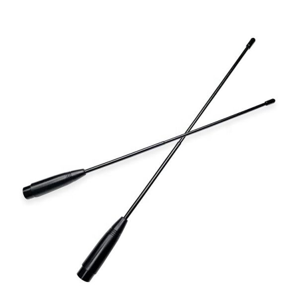 1.5W Output Power Dual Band VHF/UHF 144/430MHz Bendable Whip Mobile Radio Antenna