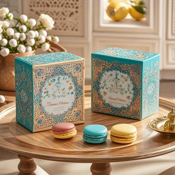 Luxury Customized Logo Baking Dessert Cake Packaging Paper Packaging Box Customized Cake Gift Box