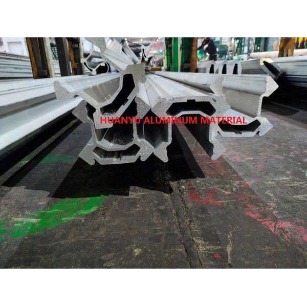 Blasting Industry Aluminium Extruded Profiles 7000 Series Mill Finish Feed Beam