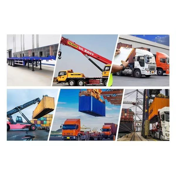50T Load Capacity 40 FT Skeleton Chassis Semi Trailer for Container Transportation