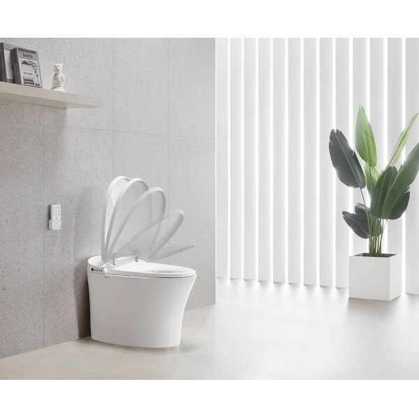 Arrow Remote Control Modern Ceramic Smart Toilet Bidet with Concealed Tank for Bathroom