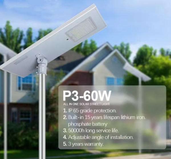 Solar Led Street Light For Outdoor In Smart Cities Integrated Led Solar Street Light Street Lamp 20w 60w