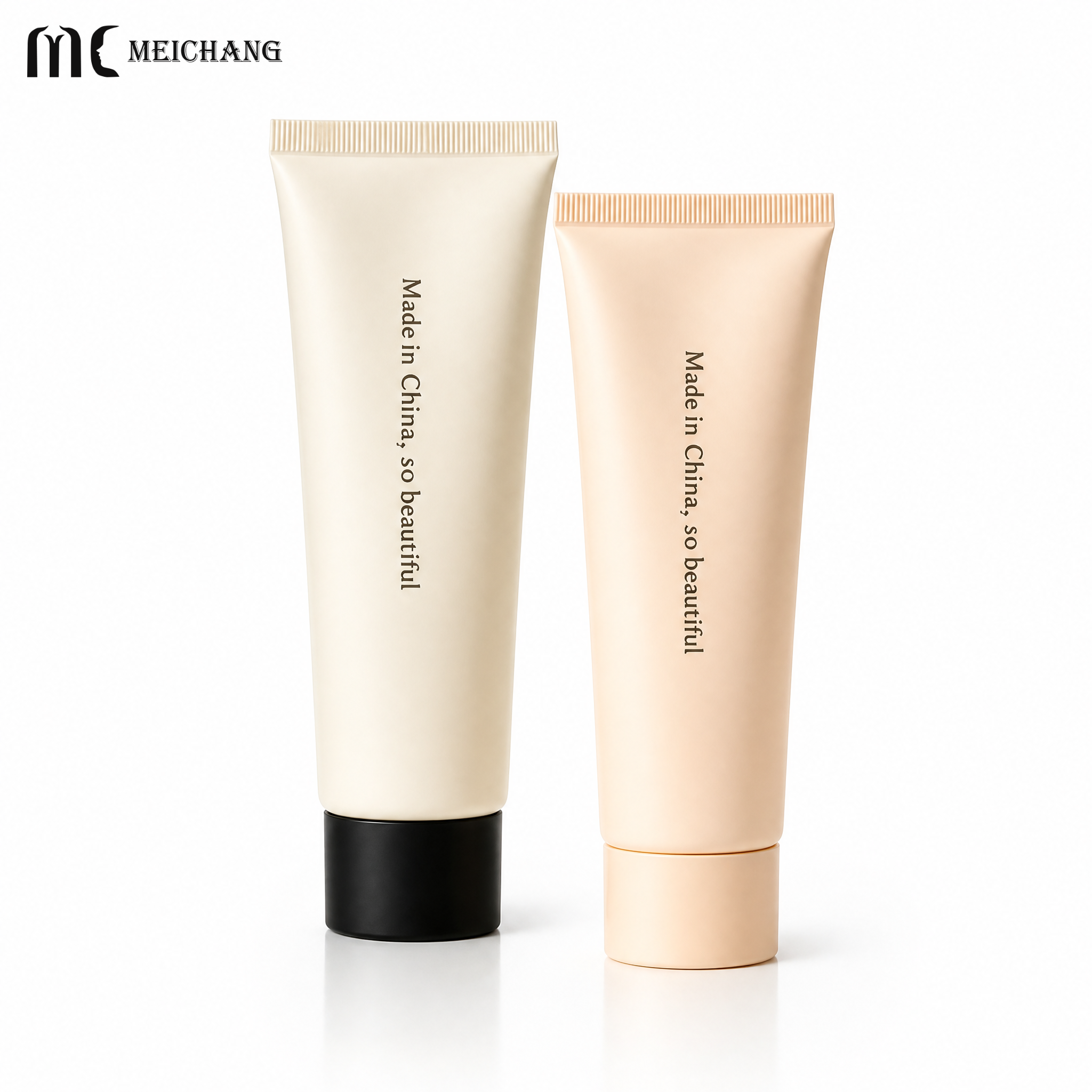 20ml 30ml 50ml 100ml 120ml 150ml Flat Oval PE Cosmetic Squeeze Tube for Hand Cream & Lotion(MC-711)