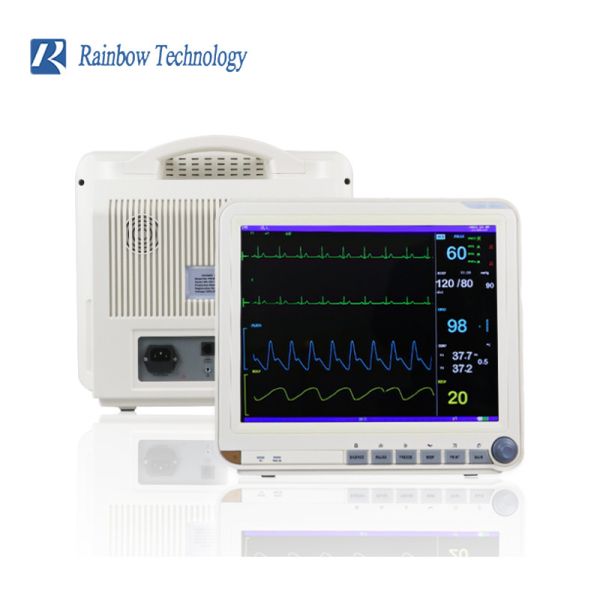 Standard Version Patient Monitor Multiparameter Medical 15 Inch Vital Signs